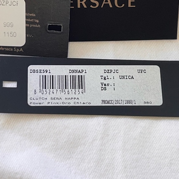 Versace Sera Nappa Clutch - Picture 10 of 12